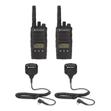 2 Paquete De Motorola Rmu2080d Radios Con Altavoz Mics