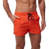 1 Bañador Para Hombre, Pantalones Cortos De Playa, Ajustados