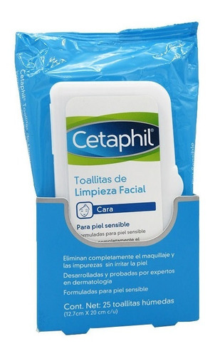 Cetaphil Toallitas De Limpieza Facial Para Piel Sensible