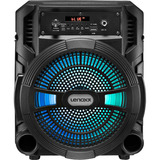 Caixa De Som 120w Woofer Led Tws Bateria Lenoxx Ca80 Bivolt