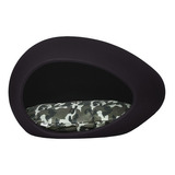 Cama Perros Moises Colchon Almohadon Cucha Eggys Median Cuot Color Negro