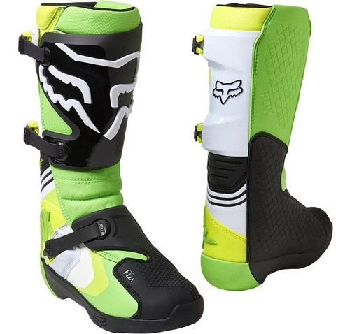 Botas Fox Comp Green Verde Motocross Atv Enduro Marelli