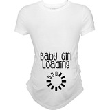 Playera T-shirt Embarazo Maternidad Baby Girl Loading