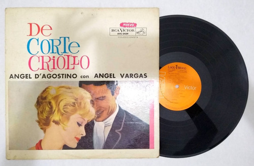 Angel D' Agostino Vargas De Corte Criollo Vinilo Lp Vg Tango