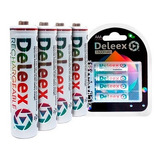 Kit De 4 Pilas Recargables Aaa 1800mah Deleex Green Power