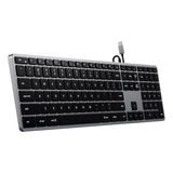 Teclado Cableado Backlit Satechi W3 Numpad Usb-c Ingles Csi