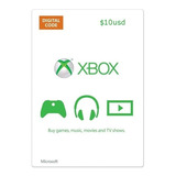 Tarjeta Xbox 10 Usd Original Entrega En Minutos