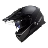 Casco Moto Ls2 Pioneer Enduro Cross Evo Negro Mate Agrobikes