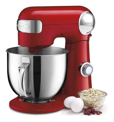 Batidora De Pie Roja De 5 Lts. Sm50re Cuisinart Color Ruby Red