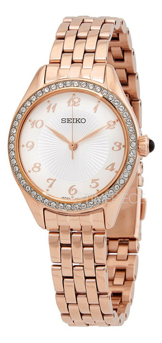 Reloj Mujer Seiko Acero Dorado Swarovski 25%off + Regalo !!!