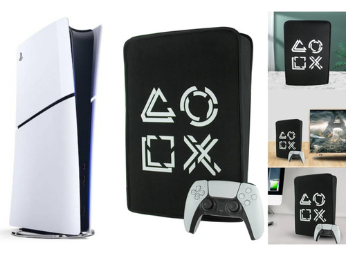 Funda Anti-polvo Para Playstation 5 Slim Host/digital 