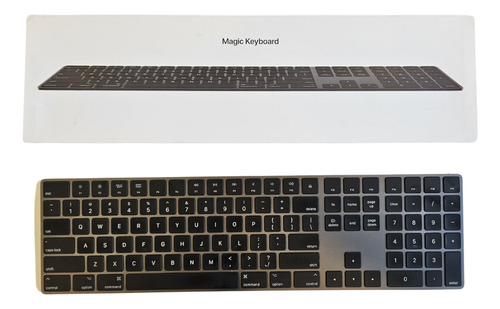 Teclado Apple Magic Keyboard Modelo A1843 Space Gray Ingles
