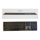 Teclado Apple Magic Keyboard Modelo A1843 Space Gray Ingles