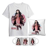 Remera Nezuco + Combo Taza Y Almohadon 30x30