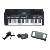 Teclado Yamaha Psr Sx600 Arranjador Com Pedal Sustain Kit