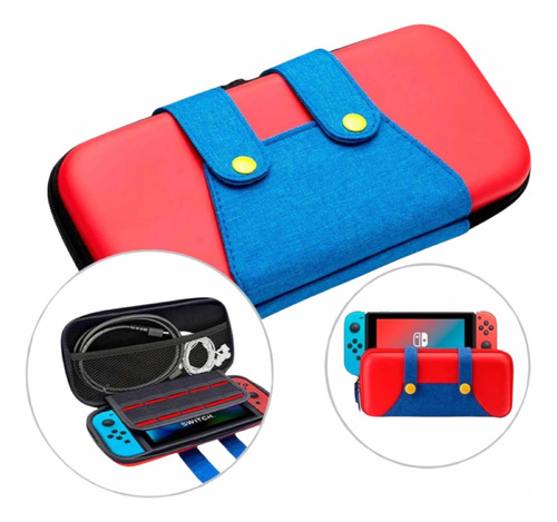 Bolsa Proteção Capa Case Transporte Mario Switch Bag Nitendo