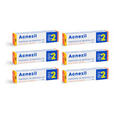 Kit 6x - Acnezil Gel 20g Tratamento Para Cravos Espinhas