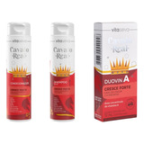 Kit Shampoo + Cond + Duovin Vita Seiva Cavalo Real-3 Itens