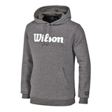 Buzo Hoodie Wilson Con Capucha Xliv Algodon Hombre