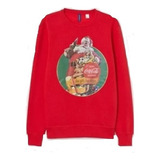 Sudadera Coca Cola Santa Claus Christmas Talla Xs