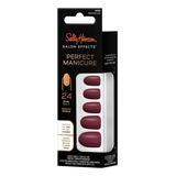 Uñas Postizas Sally Hansen Press On Color Beet Pray Love Ovaladas 121 Beet Pray Love Ovaladas 121