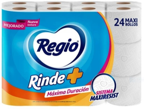 Papel Higiénico Regio Rinde + 24 Maxi Rollos