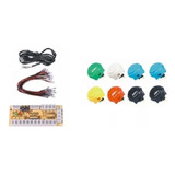 Tarjeta Usb Joystick Arcade Zero Delay P/sanwa + 8 Botones