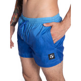 Short De Baño Topper Super Slim Hombre Moda Azul