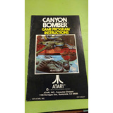 Catálogo De Atari Juego Canyon Bomber
