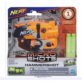 Pistola Nerf Micro Shots Hammershot Zombie 419k