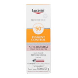 Protector Solar Eucerin Pigment Control Fluido Fps50 50ml