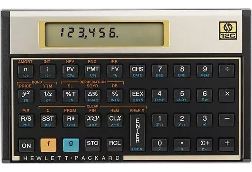 Calculadora Financeira Hp 12c Gold Internacional Hp-12c