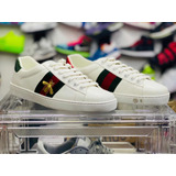 Tenis Abeja Gucci Sneaker Ace Bordada Para Hombre