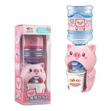 Mini Dispensador De Agua De Dibujos Animados Para Niños Color Rosa Chicle