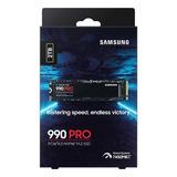 Unidad Ssd M.2 2tb Samsung 990 Pro Pcle 4.0 Color Negro