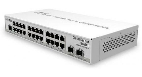 Switch Gerenciável Layer 3 Mikrotik Crs326-24g-2s+rm 24 Port