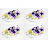 Zapatos Infantil Flores Lila