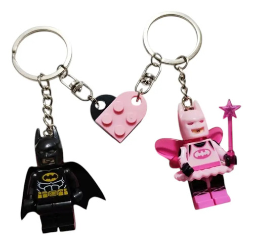 Acesorios Pareja Novios Regalo Llaveros Iman Duo Superheroe | MercadoLibre