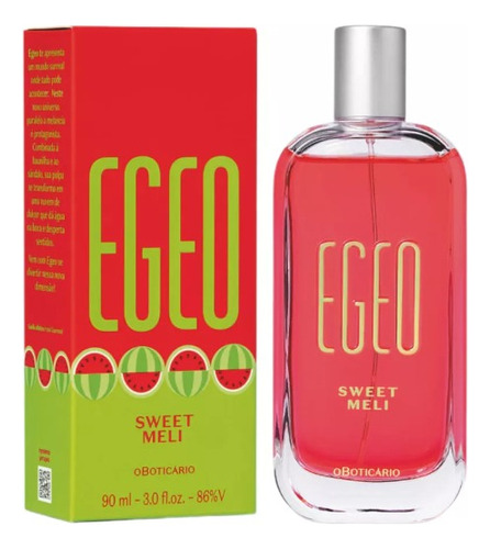 Egeo Sweet Meli Desodorante Colônia 90ml Uma Linha De Melancia O Boticário! Lançamento