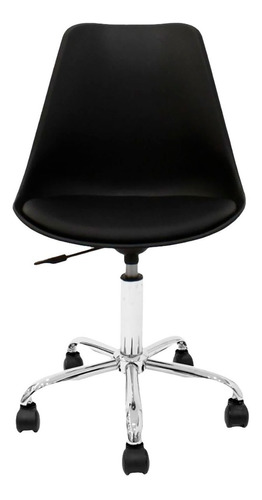 Silla De Oficina Eames Con Asiento En Cuerina