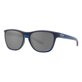 Gafas De Sol Oakley Manorburn Matte Trans Blue Prizm Black, Color Azul Golfo