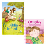 Bíblia Infantil +livro Orações Para Meninas Ciranda Cultural