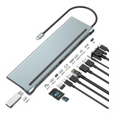 Hub Usb C - Hdmi,rede Lenovo Yoga5 Pro, Thinkpad_x1, Carbon2