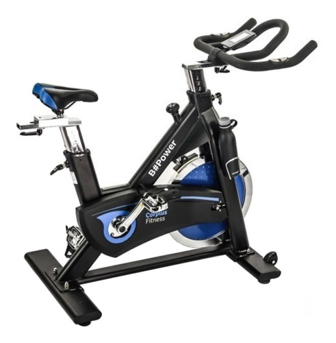 Bicicleta Fija Corplus Fitness B#power Para Spinning Color Negro Y Azul