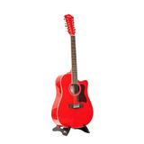 Guitarra Acústica Campero Docerola Roja