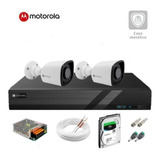 Kit Cftv 2 Câmeras Segurança Motorola 1080p + Hvr Motorola 4