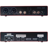 Interface Lexsen Lx-22 Placa De Audio Sonido 24bits 192khz