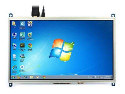  Tela Lcd  10 1 Pol Hdmi 1024x600 Touch Screen Raspberry Pi
