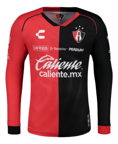 Jersey Atlas Fc Local Manga Larga Charly 2024 Zorros | Envío gratis