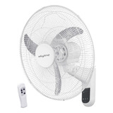 Ventilador De Pared 18 Pulgadas 70w Skyline 3 Velocidades Color De La Estructura Blanco Color De Las Aspas Transparente Diámetro 45 Cm Frecuencia 60hz Material De Las Aspas Plástico